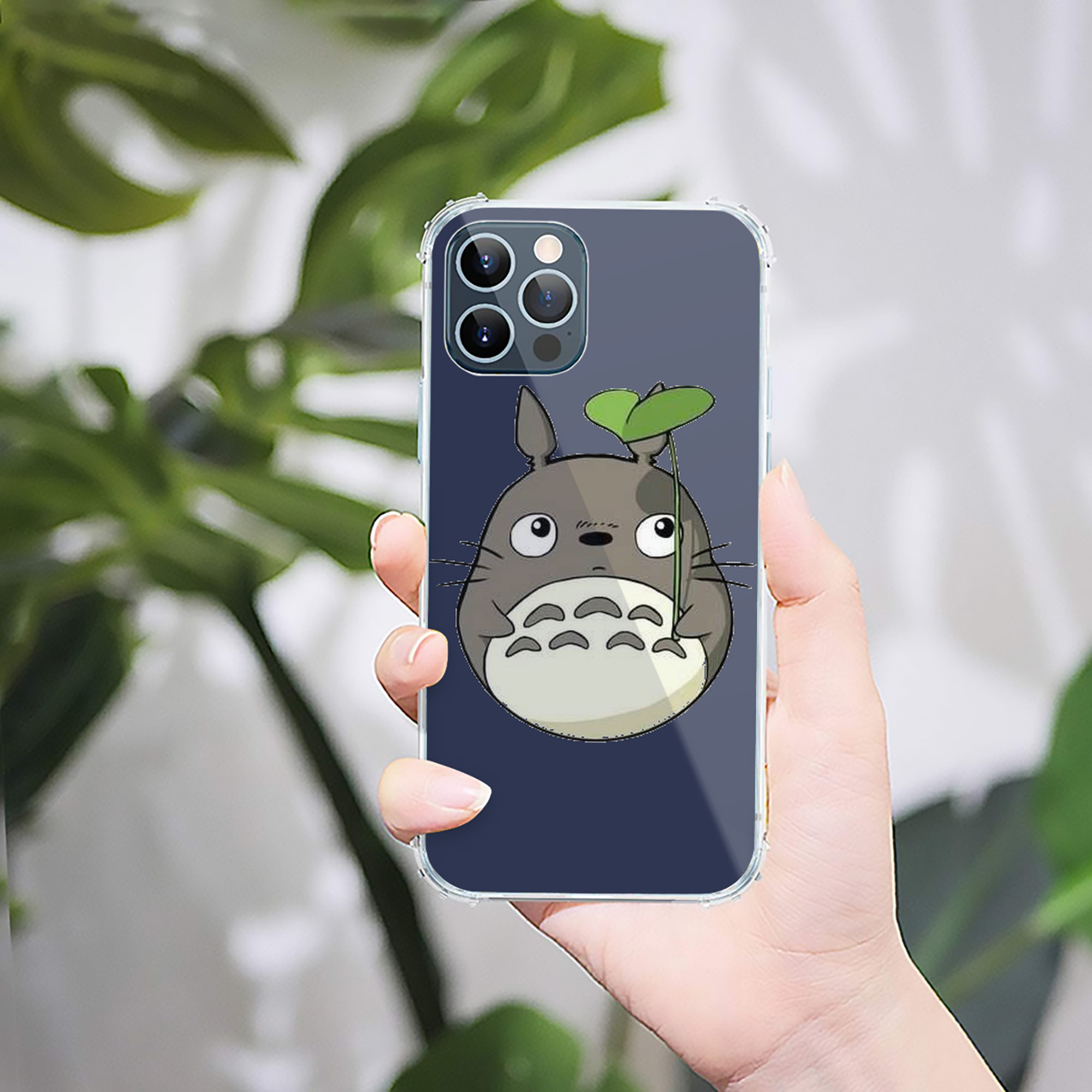 （画像用） となりのトトロ 草壁メイ 草壁サツキ My Neighbor Totoro Satsuki Kusakabe Mei Kusakabe 【iPhone 12シリーズ対応】透明スマホケース（クリアソフトケース）